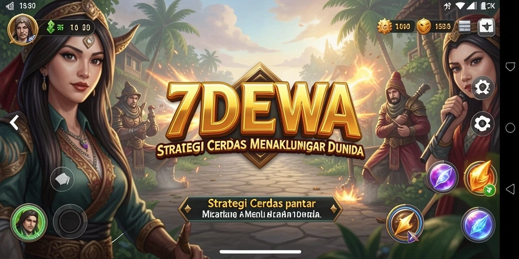 Tampilan gameplay 7DEWA yang seru dan penuh strategi.