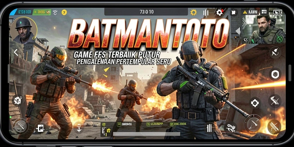 Screenshot utama gameplay BATMANTOTO menampilkan aksi intens dan grafis yang menakjubkan.