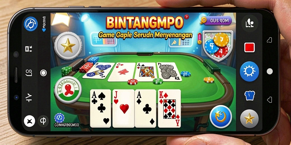 Tampilan gameplay seru dalam BINTANGMPO yang menantang.