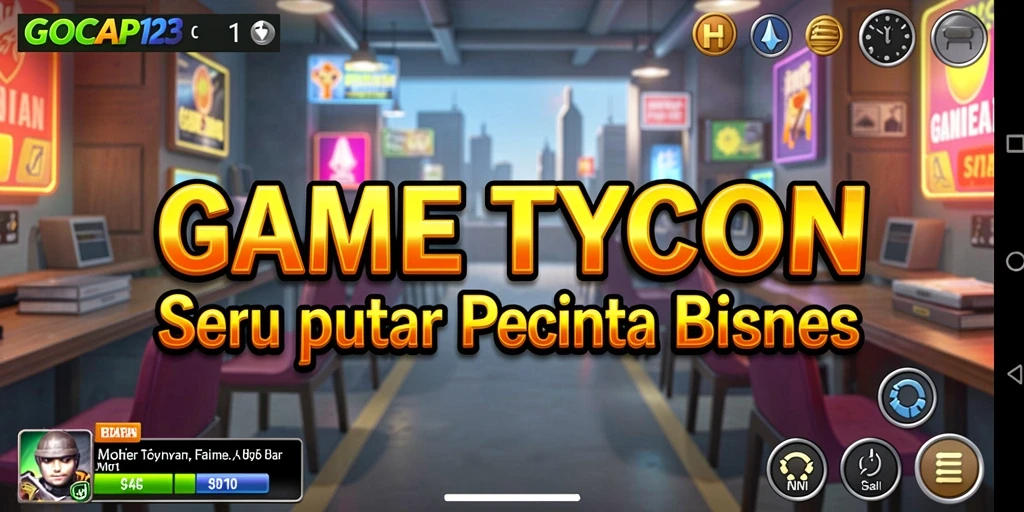 Tampilan gameplay GOCAP123 yang menarik dan penuh tantangan Tycoon.