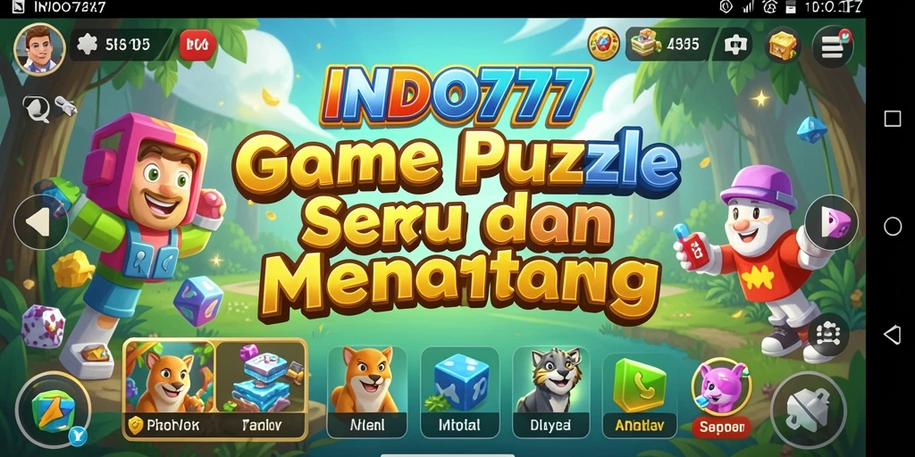 Tampilan gameplay INDO777 yang menantang dan penuh warna.