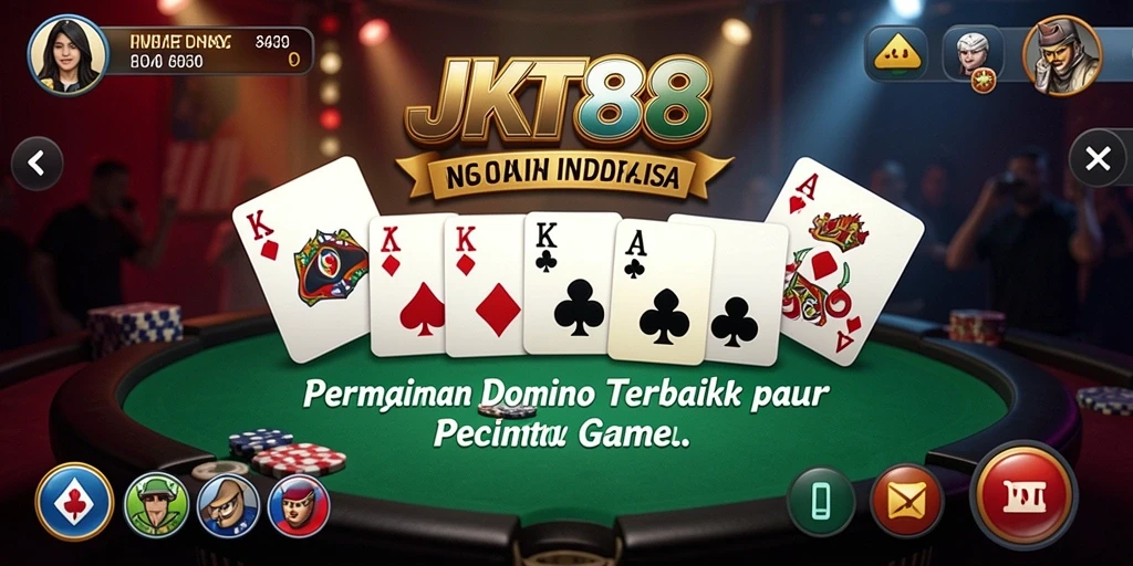 Tampilan gameplay seru di JKT88 dengan pemain yang berkompetisi.