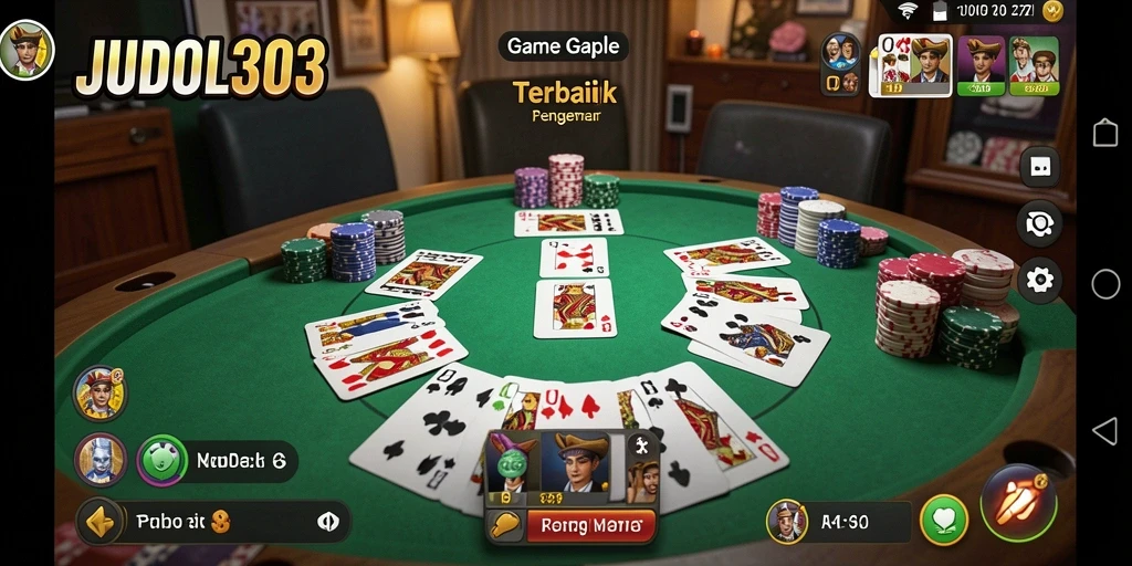 Tampilan gameplay menarik dari JUDOL303 saat bermain Gaple.