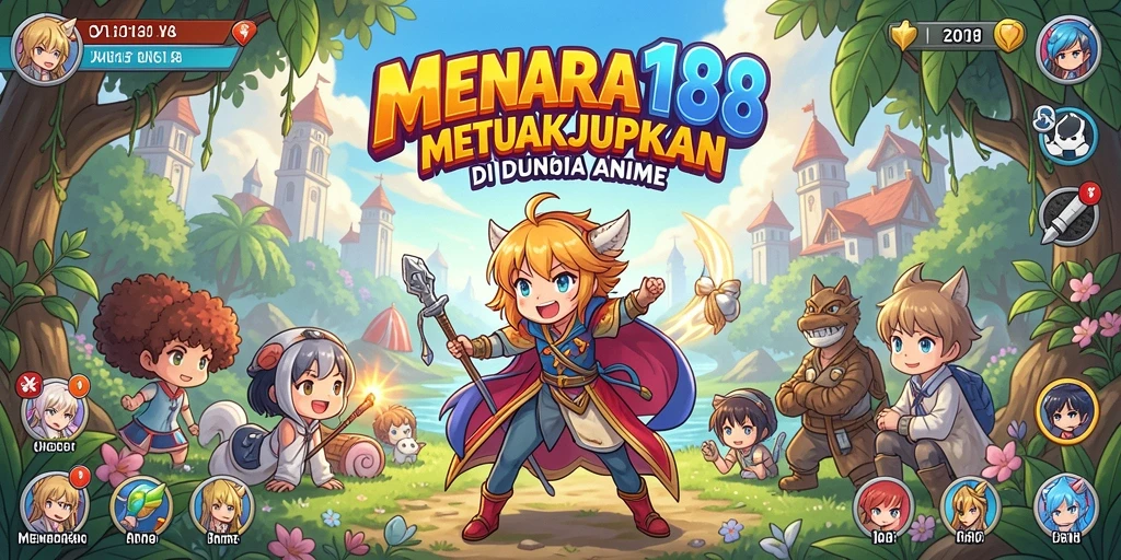 Tampilan gameplay MENARA188 yang menawan dan berwarna.