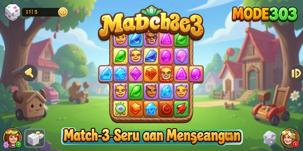 Tampilan screenshot dari gameplay seru MODE303 yang menantang.