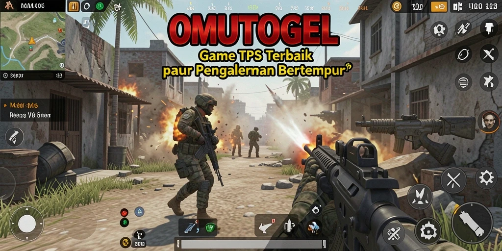 Screenshot gameplay seru dari OMUTOGEL yang menunjukkan aksi pertempuran intens.