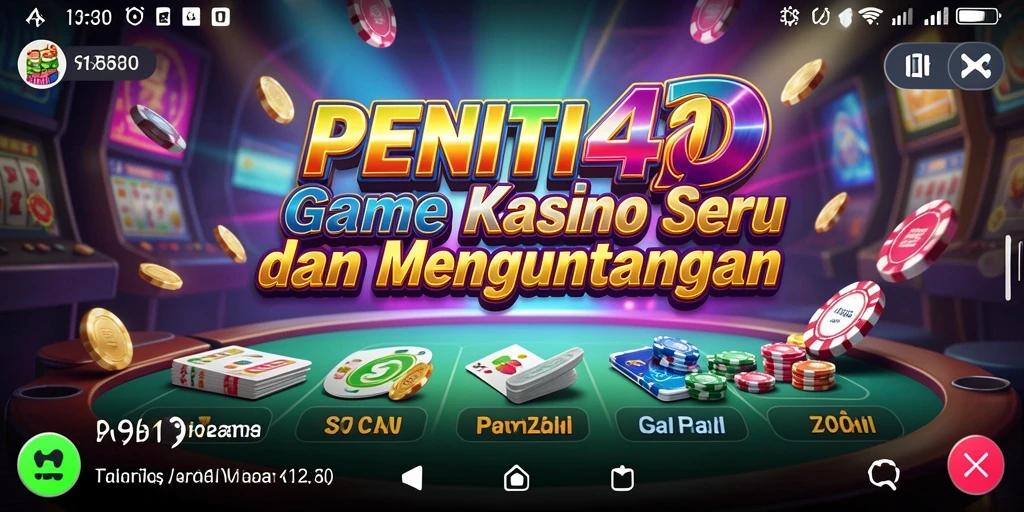 Tampilan menarik dari gameplay Kasino PENITI4D.