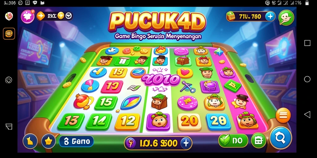 Tampilan gameplay seru Bingo di PUCUK4D dengan teman-teman.