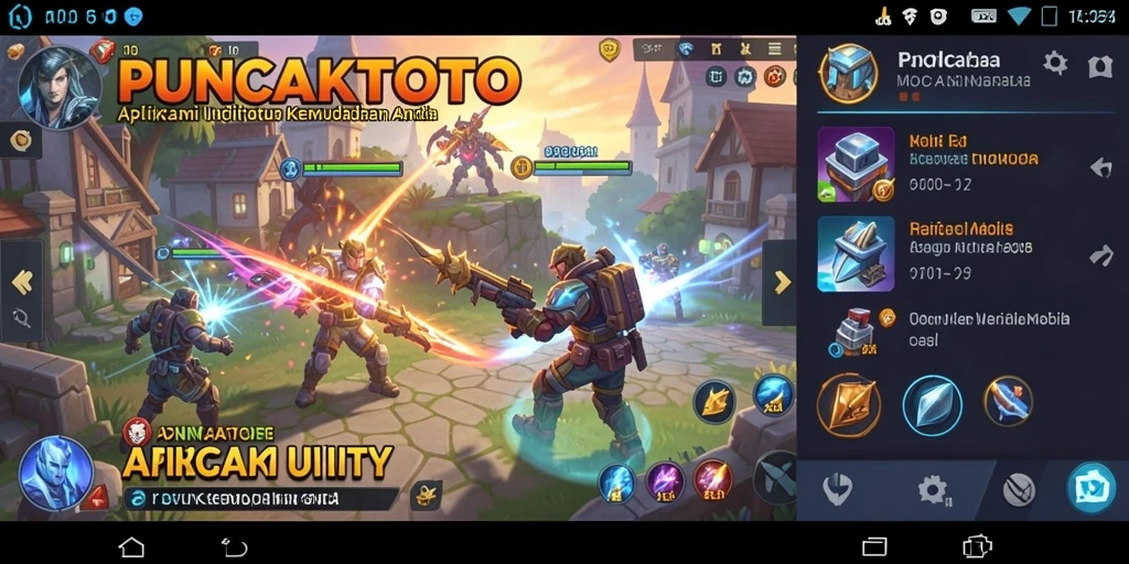 Screenshot utama PUNCAKTOTO menampilkan fitur pengingat yang intuitif.
