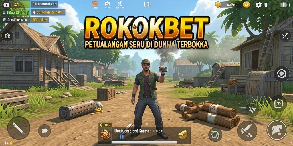 Gameplay seru ROKOKBET dalam dunia terbuka yang luas.