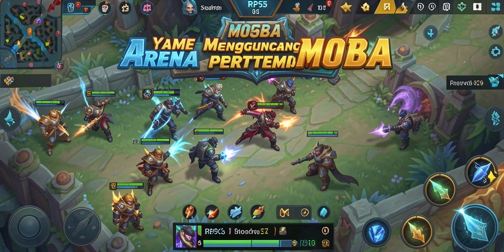 Tangkapan layar gameplay RP55 yang menunjukkan aksi seru dalam pertempuran.