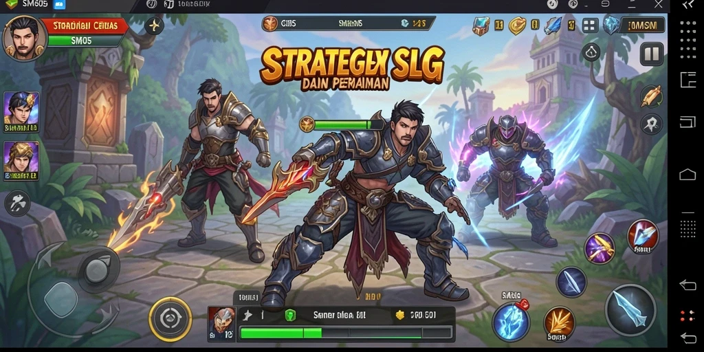 Tampilan gameplay SM605 yang menarik dan penuh strategi.