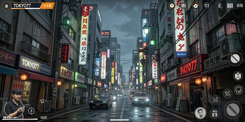 Gameplay menegangkan di dunia horor TOKYO77.