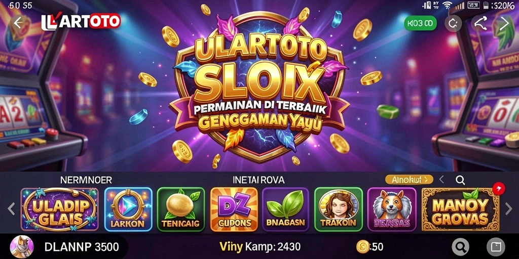 Gambaran gameplay ULARTOTO yang mengasyikkan dan penuh warna.