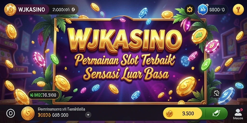 Tampilan gameplay Slot yang menarik dan berwarna-warni di WJKASINO.